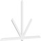 Ekena Millwork Kennewick Architectural Grade PVC Gable Bracket, 108"W x 72"H x 2"D x 4"F, 16/12 Pitch GBP108X72X0204KEN00 - alternate 1